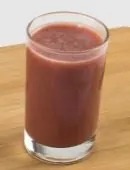 Copo de smoothie de frutas